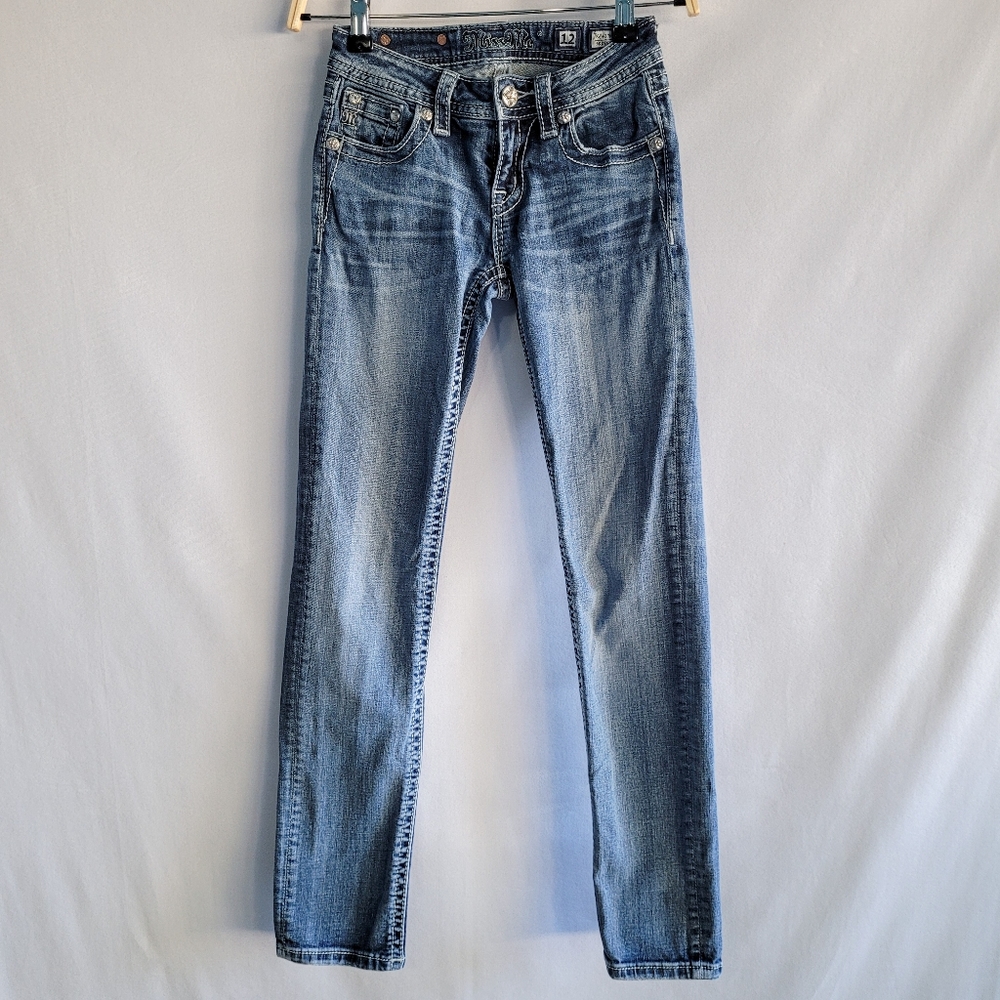 Miss Me Denim Skinny Jeans Girl's Size 12